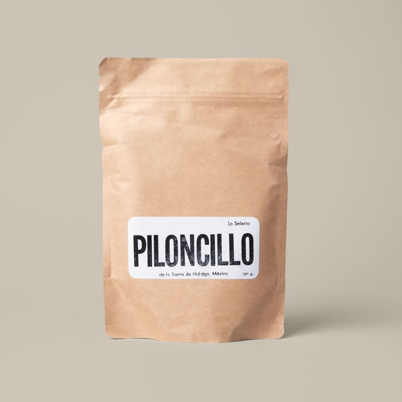 Bag of piloncillo made by Lo Selecto.