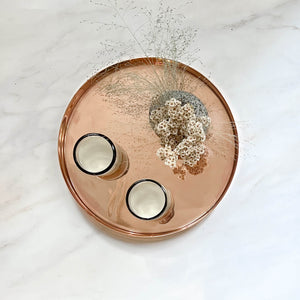 Round Copper Tray - Multiple Sizes
